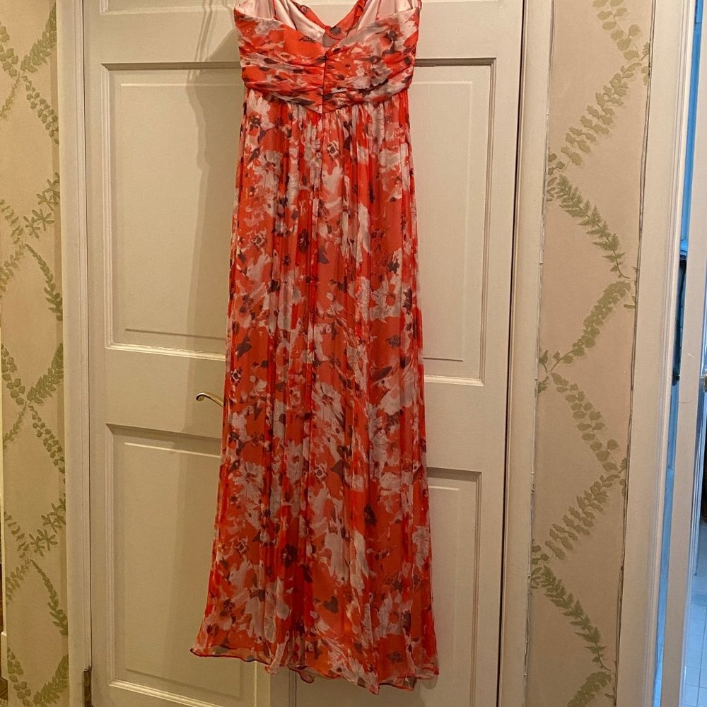 Amsale Floral Dress